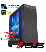 BOHEMIAPC - ASUS herní RYZEN 5 6X3.9GHZ/ 8GB DDR4/ 240GB/ RX 570 4GB/ POWERED BY ASUS - BCR52600RX5704G