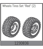 1230836 - Beadlock Wheel Set128*65mm - Red (2)