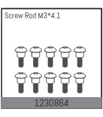 1230864 - Screw Rods M3*4.1 (10)