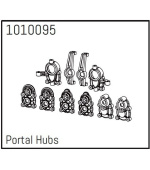 AB240229 (1010095) - Portal Hub Set - PRO Crawler 1:18