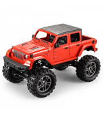 RC Crawler Jeep Wrangler Pickup 1:14 2,4 GHz - Červená