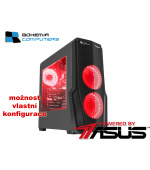 BOHEMIAPC - ASUS herní RYZEN 5 6X3.6GHZ/8GB DDR4/1TB HDD/RX550 4GB/ POWERED BY ASUS - BCR51600rx5504G