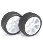 Wheel Set Buggy "6 Spoke / Street" white 1:8 (2 pcs)