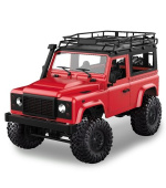 LAND ROVER Defender D90 1:12 červená