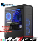 BOHEMIAPC - ASUS VODNÍK herní RYZEN 5 6X3.6GHZ/16GB DDR4/120GB + 1TB HDD/GTX1060 3GB/ POWERED BY ASUS - BCR51600GT10603G