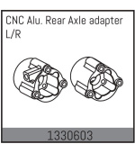 1330603 - CNC Alu Rear Axle Adapter L/R Absima Yucatan